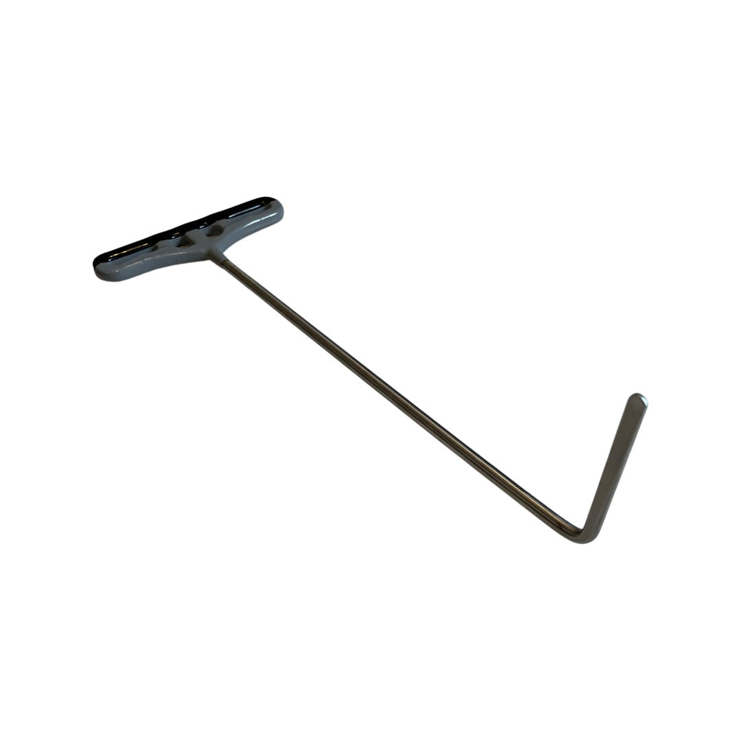446w- 12 long, 1/4 diameter, 90 degree bend, 3 foot, round tip, welded  handle - PDR Finesse Tools