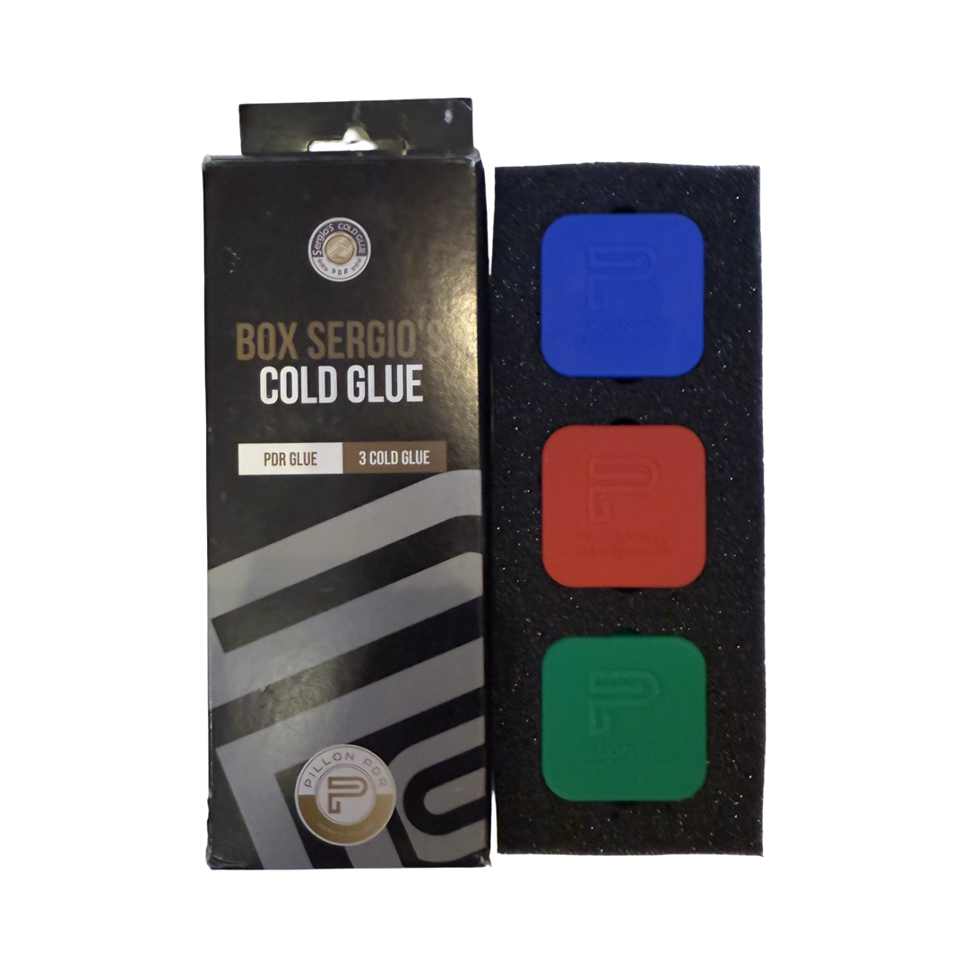 Sergio's Cold Glue- 3 pack of blue, red, green