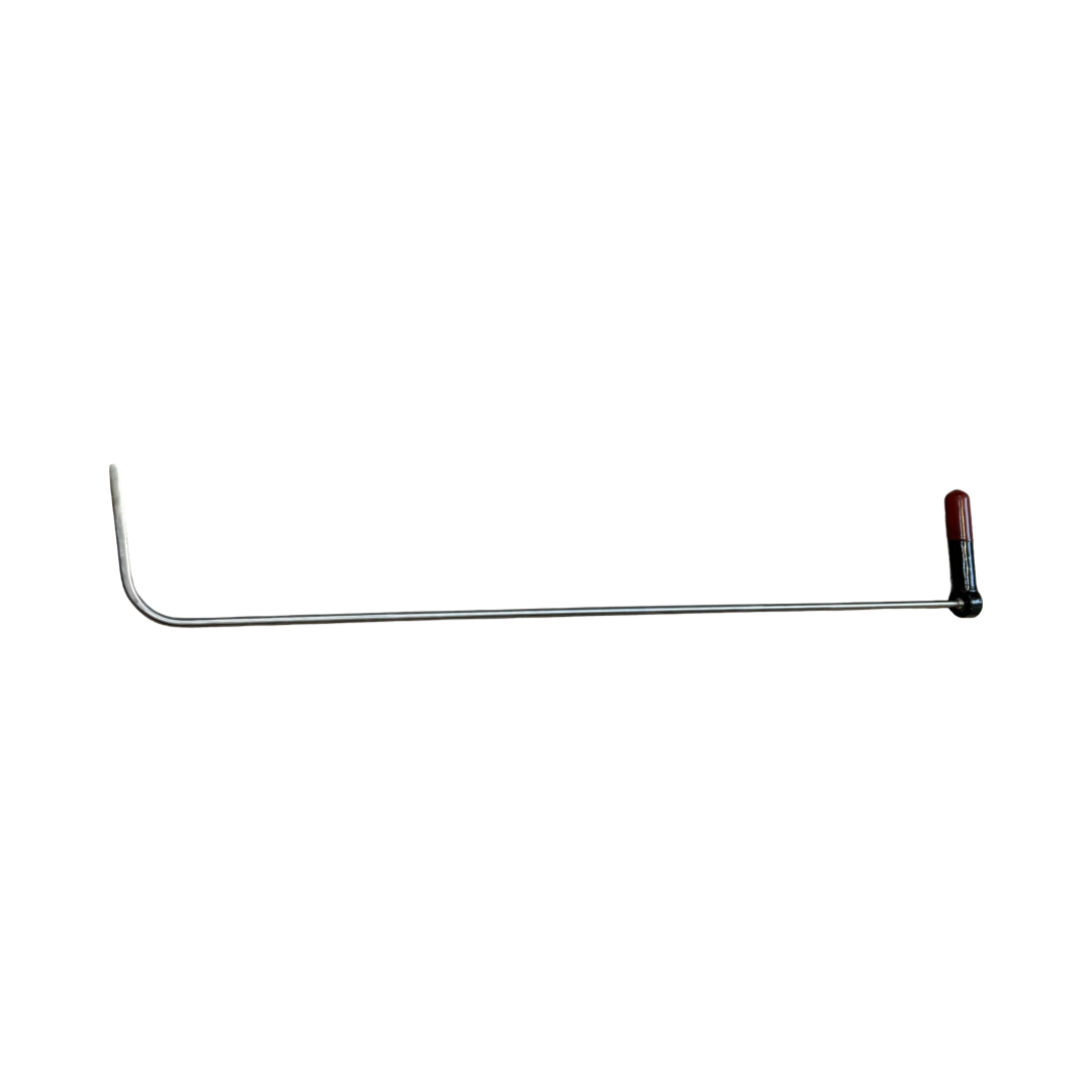 336 L- 36" long, 5 1/2" foot, 5/16 diameter, extra reach door tool